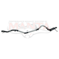 3in Turbo Back Without Cat & With Rear Muffler, 4in Dump Tip (LANDCRUISER 300 SERIES V6)