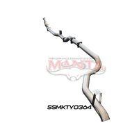 4in Turbo Back for Superior Eng Coil Conv 300 Ext Without Cat (Landcruiser VDJ79 Single & Dual Cab Ute)