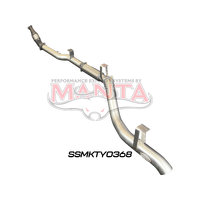 4in Turbo Back without Cat & with Muffler (Landcruiser VDJ76 4.5L V8 (DPF) Wagon)