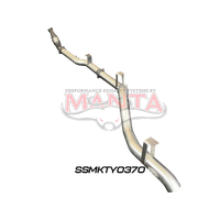 4in Turbo Back without Cat & without Muffler (Landcruiser VDJ76 4.5L V8 (DPF) Wagon)