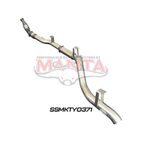 4in Turbo Back with Cat & Muffler (Landcruiser VDJ76 4.5L V8 Wagon (Without DPF))