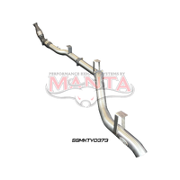 4in Turbo Back with Cat & without Muffler (Landcruiser VDJ76 4.5L V8 Wagon (Without DPF))