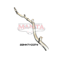 4in Turbo Back without Cat & without Muffler (Landcruiser VDJ76 4.5L V8 Wagon (Without DPF))