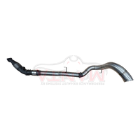 Turbo Back, 4in Single Side Exit With Cat (Landcruiser VDJ79 V8 4.5L TD, Dual Cab Ute 2016 To Current)