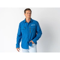 Superior Mens Syzmik Fishing Shirt Blue (Each) Large