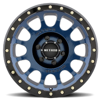 ZMR305 NV 17x8.5 6x139.7 25 Gloss Bahia Blue - Gloss Black Lip