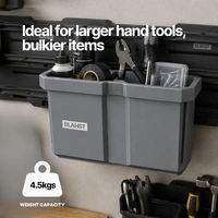 Modular Garage Wall Storage Double Tub