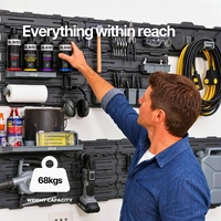 Modular Garage Wall Storage 7 Piece Starter Bundle