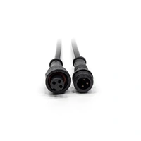 IP68 Waterproof Barrel Connectors - 3 Pin