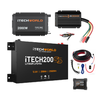 Complete Slimline 4WD Kit 200Ah