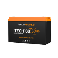 iTECH160X PRO Deep Cycle Lithium Battery with Bluetooth LiFePO4 160Ah