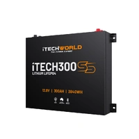 iTECH300SS Super Slim Deep Cycle Lithium Battery with Bluetooth LiFePO4 300Ah