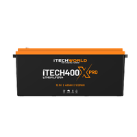 iTECH400X PRO Lithium Deep Cycle Battery with Bluetooth LiFePO4 400Ah