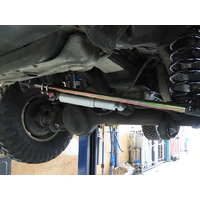 Superior Drag Link Hollow Bar 0-3 Inch (0-75mm) Suitable For Nissan Patrol GU 1/2000 On Wagon Adjustable (Taper Pin Bracket) (Each) Black