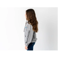 Superior Youth Hoodie Grey Marle with Sleeve Logo (Each) 10