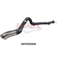 4in DPF Back Without Centre Muffler (Next Gen T6.2 Everest V6)