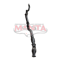 4in Single Turbo Back With Cat (Landcruiser VDJ79 V8 4.5L TD, Dual Cab Ute 12-16, (Without DPF))