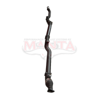 4in Single Turbo Back With Cat (Landcruiser VDJ79 V8 4.5L TD, Dual Cab Ute 12-16, (Without DPF))