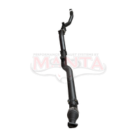 4in Single Turbo Back With Cat (Landcruiser VDJ79 V8 4.5L TD, Dual Cab Ute 12-16, (Without DPF))