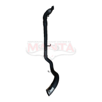4in Single Side Exit,Cat & Without Muffler (VDJ79 V8 4.5L TD, Dual Cab Ute 12-16,(Pre DPF),T/Back)
