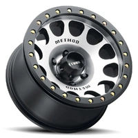 MR105 Beadlock 17x9 6x139.7 -38 Machined - Matte Black Ring