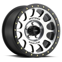 MR305 NV 17x8.5 8x170 0 Machined - Matte Black Lip