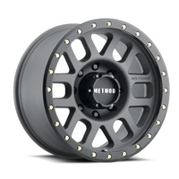 MR309 Grid 17x8.5 5x127 0 Titanium - Matte Black Lip