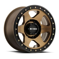MR310 Con6 17x8.5 5x150 0 Method Bronze - Matte Black Lip