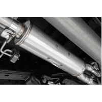 3" Cat-Back 2.5 Inch Dual Split Rear Exhaust System (F-150 21-24) - BC Aluminized Steel - T304 Stainless Steel Tip