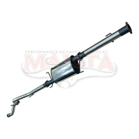 3in Catback Centre Muffler Extended Tail Pipe (Cannon Alpha Ute,2.0L Turbo Petrol Hybrid,25 On)