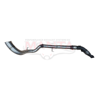 4in Single Side Exit,Cat & Without Muffler (VDJ79 V8 4.5L TD, Dual Cab Ute 12-16,(Pre DPF),T/Back)