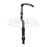 Turbo Back 4in Side Exit Without Cat & Without Muffler (Landcruiser VDJ79 V8 4.5L, Single Cab 2016-25)