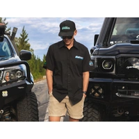 Superior Mens Short Sleeve Casual Shirt Black (Each) Small