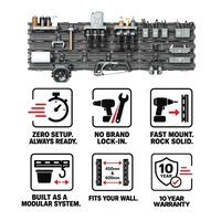 Modular Garage Wall Storage 7 Piece Starter Bundle