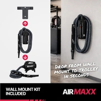Air Maxx Wall-Mounted Car Dryer Blower 2400W with 8m Hose