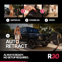 R30 Wall-Mounted Pressure Washer 2600 PSI with 30m Retractable Hose