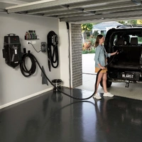 K21 Wall-Mounted Wet & Dry Vacuum 2100W with 8m Hose & 30L Dustbin