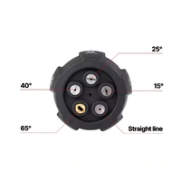 Adjustable 5-in-1 Pressure Washer Nozzle 1/4 Inch Quick Connect - R18
