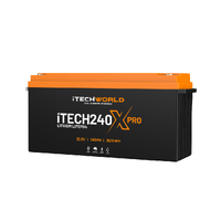 iTECH240X PRO Deep Cycle Lithium Battery with Bluetooth LiFePO4 240Ah