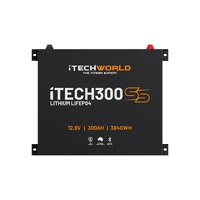 iTECH300SS Super Slim Deep Cycle Lithium Battery with Bluetooth LiFePO4 300Ah