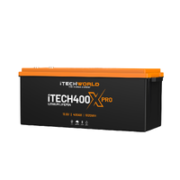 iTECH400X PRO Lithium Deep Cycle Battery with Bluetooth LiFePO4 400Ah
