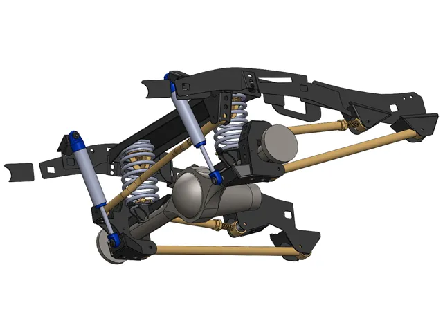 Superior Weld In Coil Conversion VSB14 Approved w/Nitro Gas Twin Tube Shocks (Rear Only) Suitable For Toyota Hilux Revo 2015 on - SUP-NG-REVOCOIL2-KIT-RO
