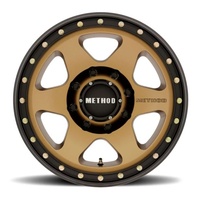 MR310 Con6 17x8.5 5x150 0 Method Bronze - Matte Black Lip