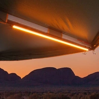 100cm Super Bright LED Light Bar Orang White with Cigarette Diffuser
