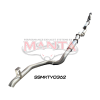 4in Turbo Back for Superior Eng Coil Conv 300 Ext Without Cat (Landcruiser VDJ79 Single & Dual Cab Ute)