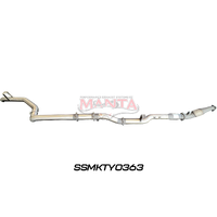 4in Turbo Back for Superior Eng Coil Conv 300 Ext With Cat (Landcruiser VDJ79 Single & Dual Cab Ute)