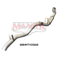 4in DPF Back with Muffler (Landcruiser VDJ76 4.5L V8 Wagon)