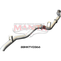 4in DPF Back without Muffler (Landcruiser VDJ76 4.5L V8 Wagon)