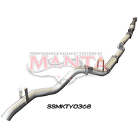 4in Turbo Back without Cat & with Muffler (Landcruiser VDJ76 4.5L V8 (DPF) Wagon)
