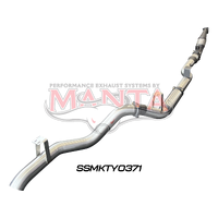 4in Turbo Back with Cat & Muffler (Landcruiser VDJ76 4.5L V8 Wagon (Without DPF))